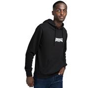 Lonsdale London BEETHAM Uomo Felpa con Cappuccio Nero 60% Cotone, 40% Poliestere Regular