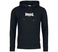 Lonsdale Felpa con Cappuccio da Uomo Beetham, Uomo, Felpa con Cappuccio, 117026, Nero, L