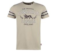 Lonsdale Brouster T-Shrit, Sabbia/Marrone/Ecru, S Uomo