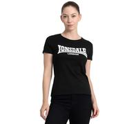 Lonsdale Cartmel, T Shirt Donna, Nero, XL