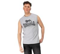 Lonsdale London CLOPTON Uomo Canotta Grigio Sport XL 100% Cotone Regular