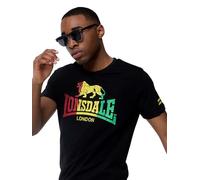 Lonsdale London Freedom Uomo T-Shirt Nero L 100% Cotone Regular