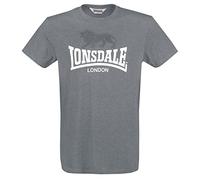 Lonsdale London Gargrave Uomo T-Shirt Antracite 3XL 60% Cotone, 40% Poliestere Regular