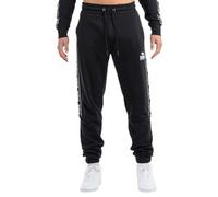 Lonsdale Grutness Jogging, Nero/Bianco, XL Uomo
