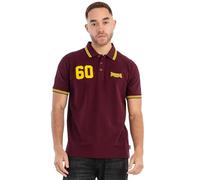 Lonsdale London HELLISTER Uomo Polo Borgogna 100% Cotone Regular