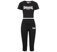 Lonsdale Ixworth Set di Abbigliamento, Nero, XL Donna