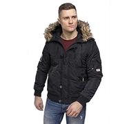 Lonsdale London Jarreth Uomo Giacca invernale nero XL 100% poliestere Regular