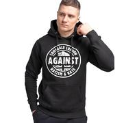 Lonsdale London Linford Uomo Felpa con Cappuccio Nero 80% Cotone, 20% Poliestere Regular