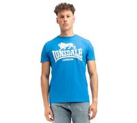 Lonsdale London Logo Uomo T-Shirt Grigio 95% Cotone, 5% Viscosa Regular