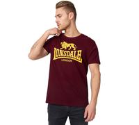 Lonsdale London Logo Uomo T-Shirt Rosso Regular XXL