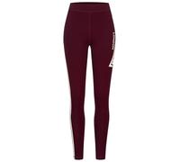 LONSDALE Pantaloni sportivi 'Lowstoft' rosso vino / bianco Donna LONSDALE M