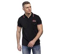Lonsdale - Amateur, Polo Uomo, Nero (schwarz), Medium (Taglia Produttore: M)