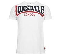 Lonsdale Creaton Shirt, Bianco, L Uomo