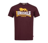 Lonsdale London Maglietta 'Holmpton' giallo / bordeaux / bianco Uomo - Abbigliamento - Taglie comode - Maglie e T-shirt Lonsdale London XXXL