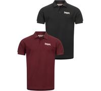 Lonsdale London Maglietta rosso vino / nero / bianco Uomo Lonsdale London S rosso vino / nero / bianco