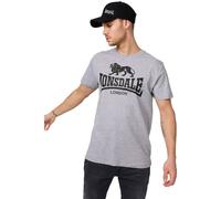 Lonsdale London Maglietta Uomo Logo T Regular Fit In Grigio Marl