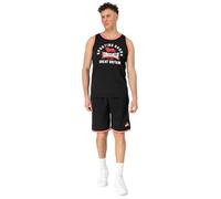 Lonsdale Set di pantaloncini da uomo, vestibilità normale, PEWSEY, nero/rosso/bianco, XXL