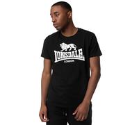 Lonsdale London ST. ERNEY T-Shirt, Nero, S Uomo