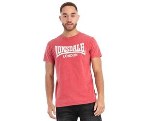 Lonsdale London STOFA Uomo T-Shirt Rosso Regular