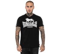 Lonsdale London Stour Uomo T-Shirt Nero Regular