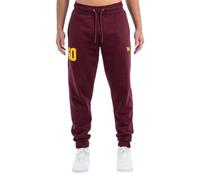 Lonsdale London SUMBURGH Uomo Pantaloni tuta borgogna L 60% cotone, 40% poliestere