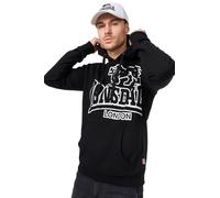 Lonsdale Felpa con cappuccio Tadley Uomo Nero 60% cotone, 40% poliestere XL
