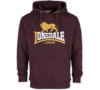 Felpa con cappuccio Lonsdale Thurning Rouge L