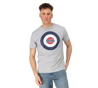 Lonsdale London TREVOSE Uomo T-Shirt Grigio Sport L 90% Cotone, 10% Viscosa Regular