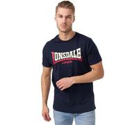 LONSDALE Maglietta navy / rosso / bianco Uomo - Abbigliamento - Taglie comode - Maglie e T-shirt LONSDALE M