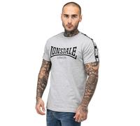 Lonsdale London Vementry Uomo T-Shirt Grigio Sport Regular
