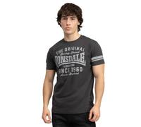 Lonsdale London WINNARD Uomo T-Shirt Grigio Regular