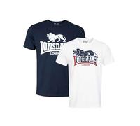 LONSDALE Maglietta 'Loscoe' marino / rosso / bianco Uomo LONSDALE L