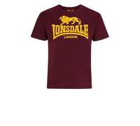 T-shirt Lonsdale Logo a maniche corte rosso giallo - 4XL