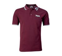 Lonsdale London Lion Slim Fit - Polo da Uomo, Uomo, Polo Slim Fit., 110629, Rosso Oxblood, XXL