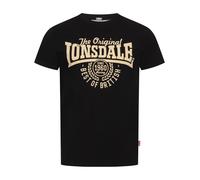 LONSDALE Maglietta 'Bethersden' écru / nero Uomo LONSDALE S