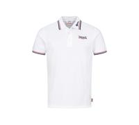 Lonsdale - Polo Shirt Lion, Polo, unisex, Bianco (weiß/bordeaux/blau), Medium