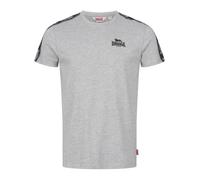 LONSDALE Maglietta 'Brindister' grigio / grigio chiaro / nero Uomo LONSDALE XXXL