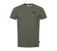LONSDALE Maglietta 'BRINDISTER' verde scuro / nero Uomo LONSDALE M