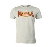 LONSDALE Maglietta 'Classic' giallo / grigio / rosso scuro Uomo - Abbigliamento - Taglie comode - Maglie e T-shirt LONSDALE M