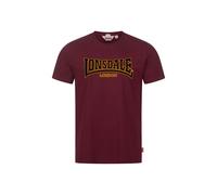 LONSDALE Maglietta 'Classic' giallo oro / borgogna / nero Uomo - Abbigliamento - Taglie comode - Maglie e T-shirt LONSDALE XXXL