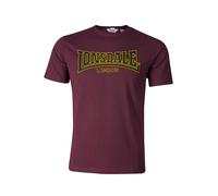 LONSDALE Maglietta 'CLASSIC' oro / bordeaux / rosso scuro / nero Uomo LONSDALE L oro / bordeaux / rosso scuro / nero