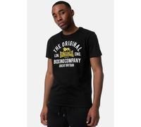 LONSDALE Maglietta 'Cloghfin' giallo / nero / bianco Uomo LONSDALE M