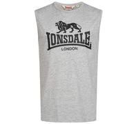 LONSDALE Maglietta 'Clopton' grigio sfumato / nero Uomo LONSDALE L