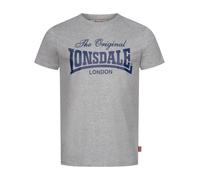 LONSDALE Maglietta 'Colsbrooke' marino / grigio Uomo LONSDALE S