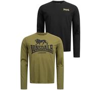 LONSDALE Maglietta cachi / nero Uomo LONSDALE 5XL