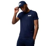 Lonsdale Maglietta da uomo Elmdon, blu/bianco, XXXL