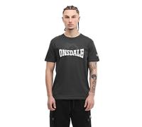 Lonsdale - Maglietta da Uomo Lion Two Tone, Antracite/Nero/Bianco, 5XL