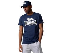 T-shirt Lonsdale St. Erney a maniche corte blu bianco - XL