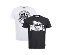 LONSDALE Maglietta 'Dildawn' nero / bianco Uomo LONSDALE 5XL