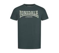LONSDALE Maglietta 'Fulwood' cachi / abete Uomo LONSDALE S